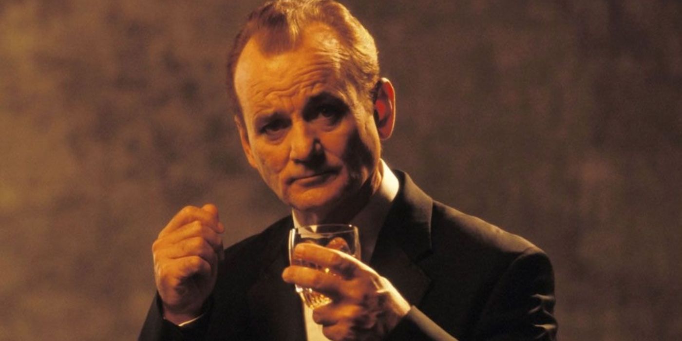 Bill Murray as Bob Harris in his whiskey ad in 'Lost in Translation.'