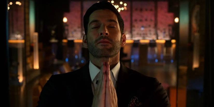 A man praying