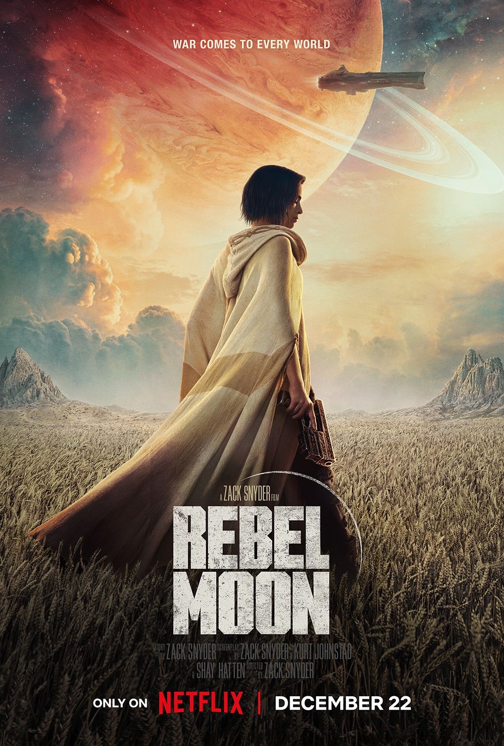 Rebel Moon' Trailer Reveals Zack Snyder's Take on Space Operas & Lightsabers