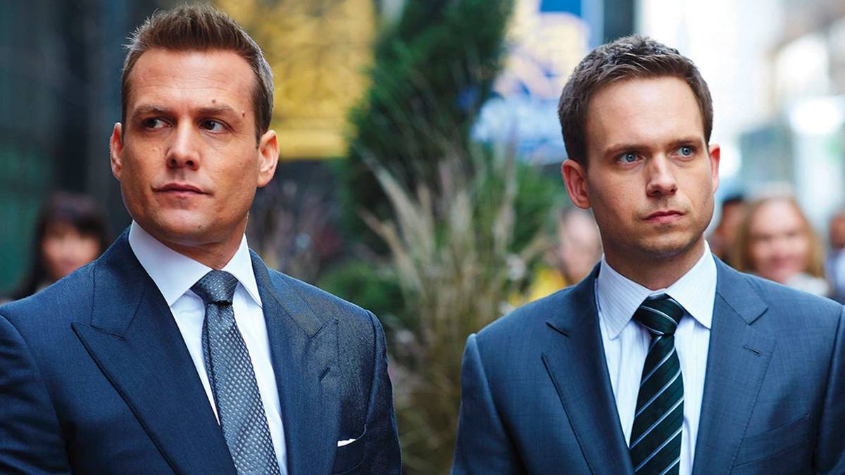 Gabriel Macht and Patrick J. Adams in Suits