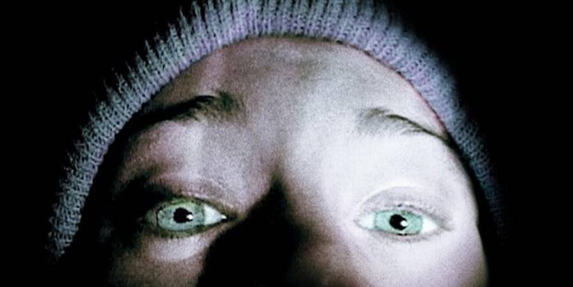 Heather Donahue's eyes in 'The Blair Witch Project'