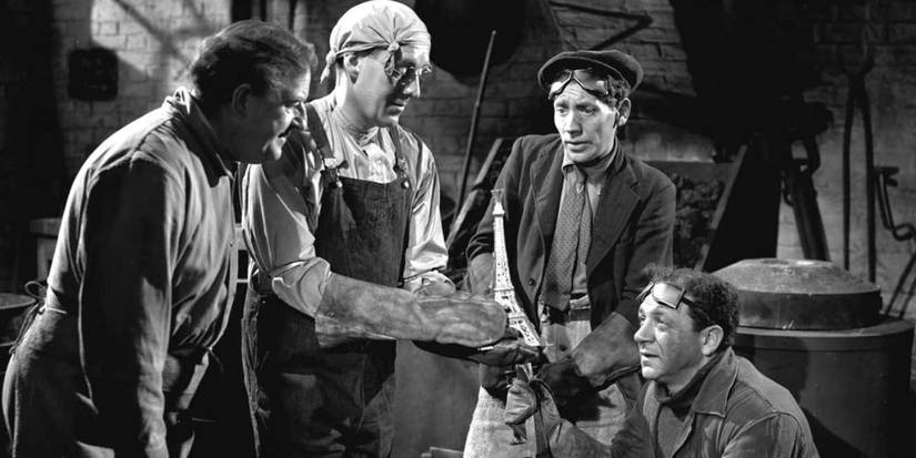 The cast of 'The Lavender Hill Mob'