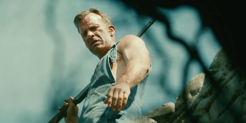 Thomas Jane as Wilfred James looking down in 1922