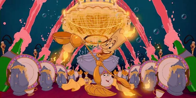 Lumiere takes centerstage of the finale of Be Our Guest