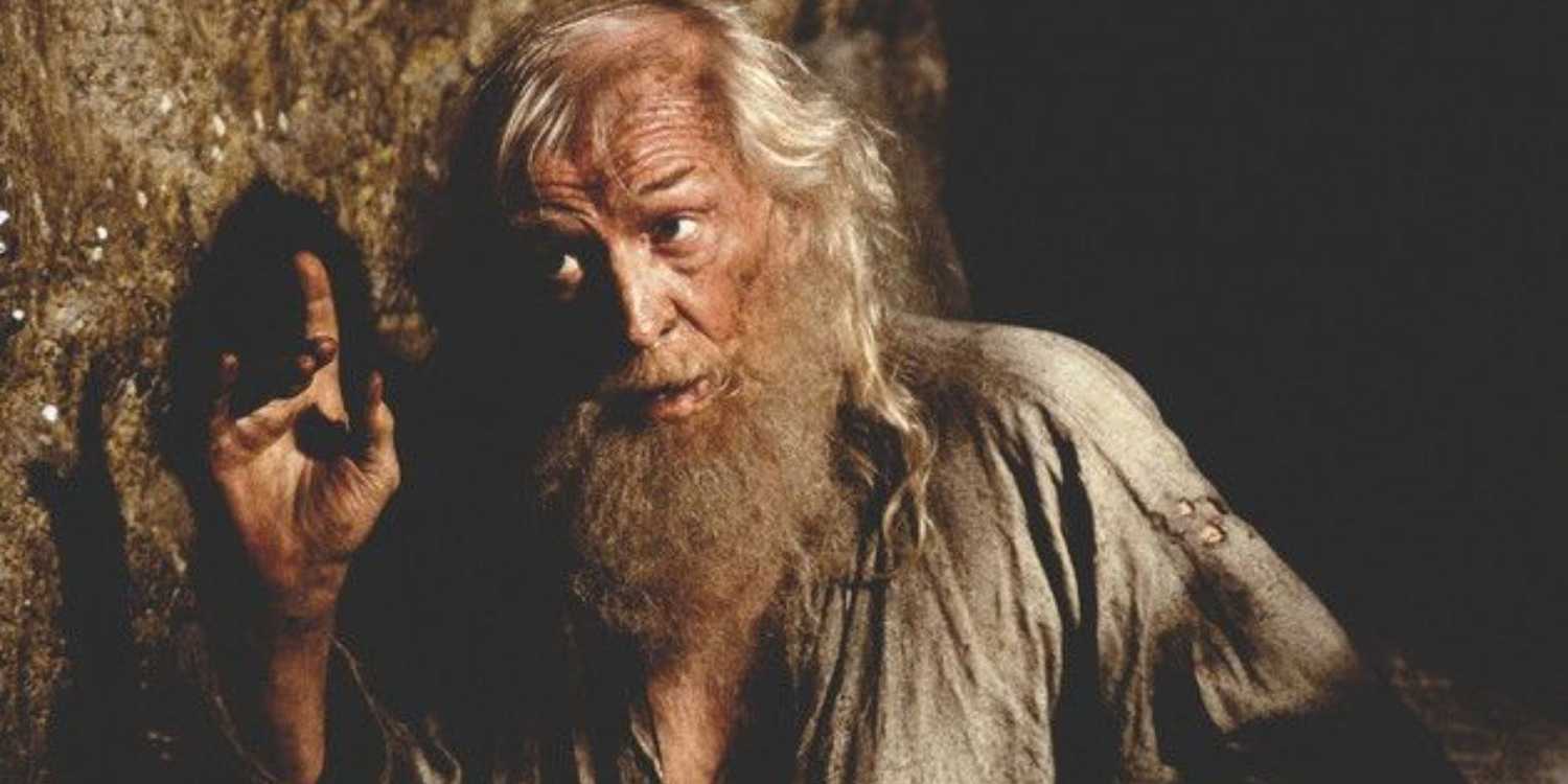 Richard Harris as Abbe Faria in 'The Count of Monte Cristo' (2002)