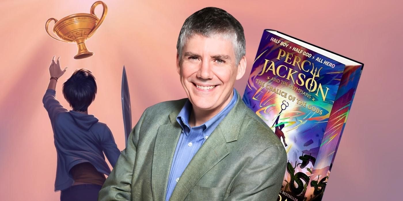 Rick Riordan on Returning to Percy Jackson for 'The Chalice of the Gods', image size:1400x700