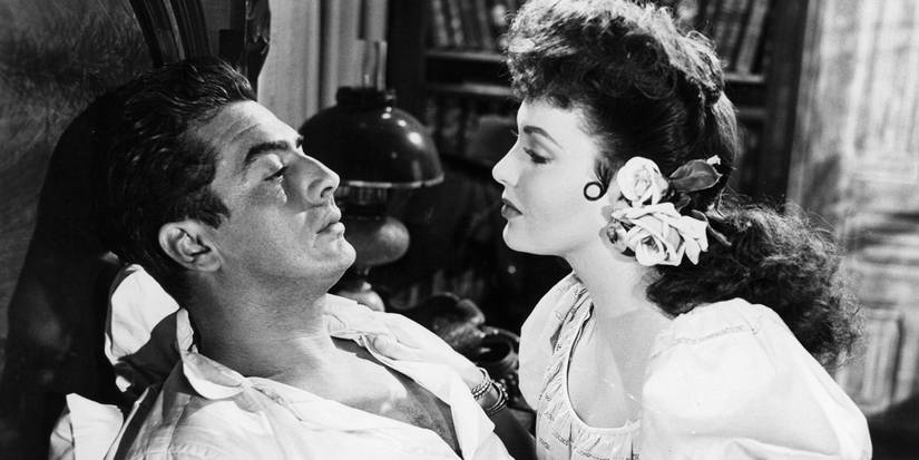 Victor Mature and Linda Darnell in My Darling Clementine