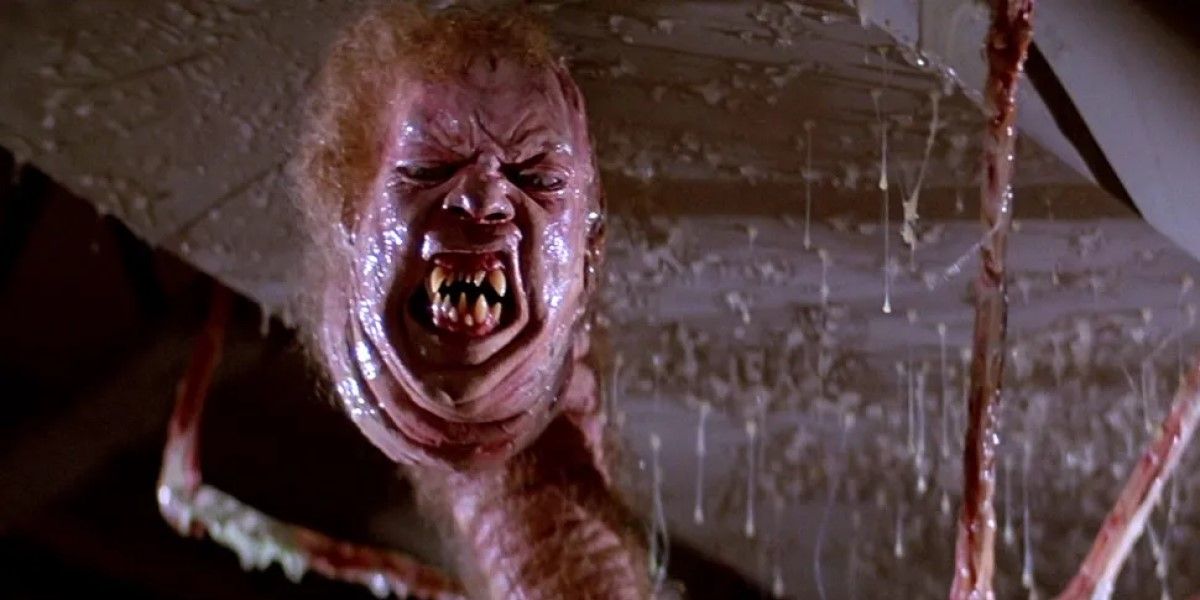 A practical effects scene in John Carpenter's 'The Thing' (1982)
