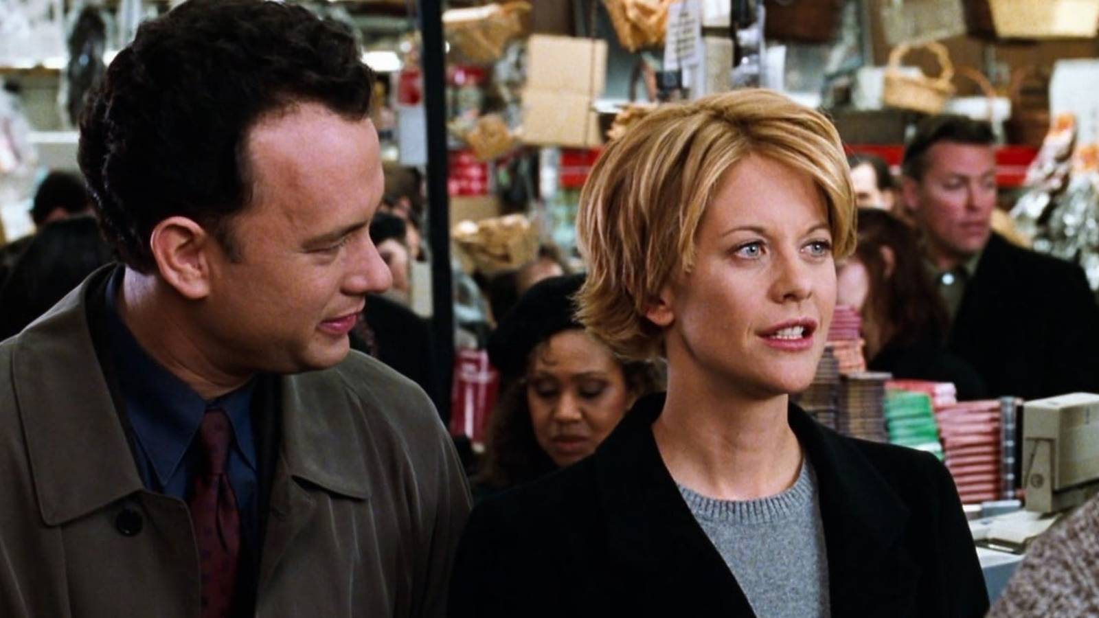 Tom Hanks and Meg Ryan in You've Got Mail.