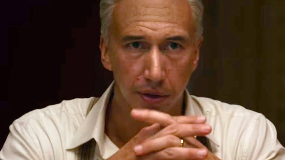 Adam Ror Siting 'Ferrari' Poster – Adam Driver Is Caught in the Headlights