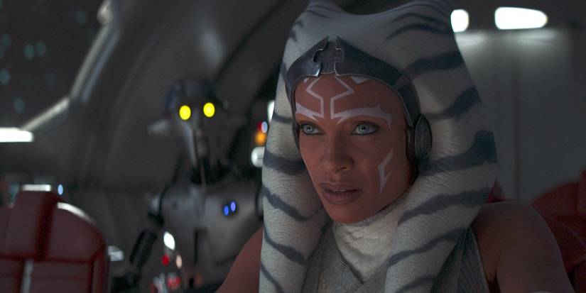 Ahsoka, played by Rosario Dawson, commands a ship in Ahsoka