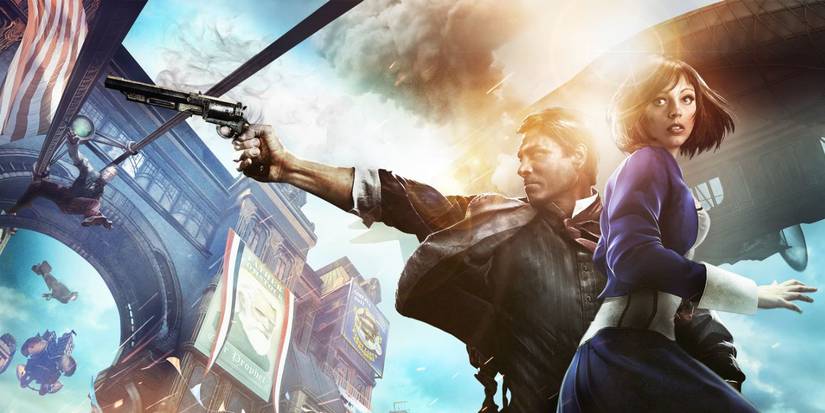 Booker and Elizabeth in 'BioShock: Infinite'