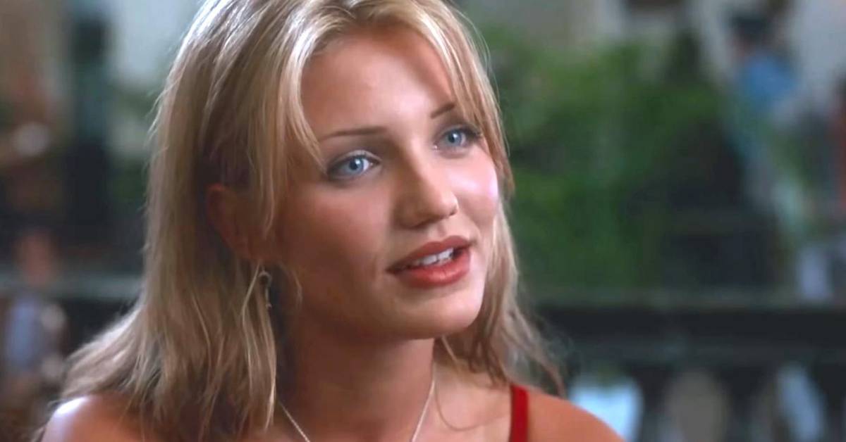 cameron diaz red dress the mask Jake Marley's Gif on X