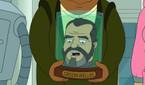 The head of Orson Wells from Futurama