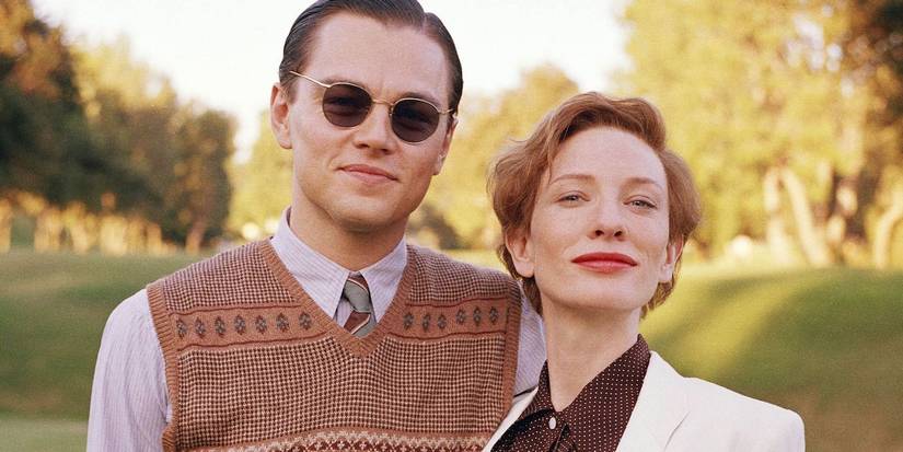 Leonardo DiCaprio and Cate Blanchett in The Aviator