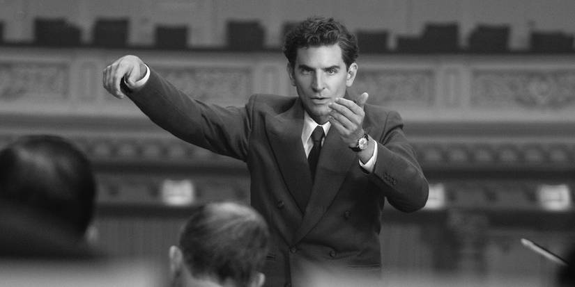 Bradley Cooper as Leonard Bernstein in Maestro
