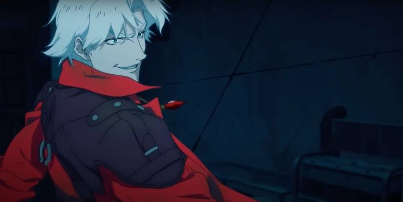 Dante smirking in 'Devil May Cry'