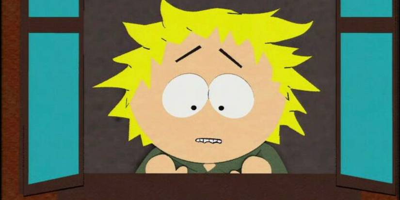 Tweek Tweak melihat ke luar jendela di South Park