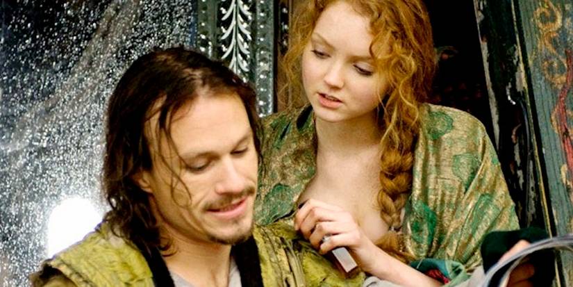 Heath Ledger and Lily Cole as Tony and Valentina in The Imaginarium of Doctor Parnassus