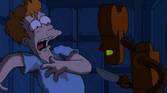 Phillip J Fry and Roberto the Robot from Futurama in the episode "Insane in the mainframe"