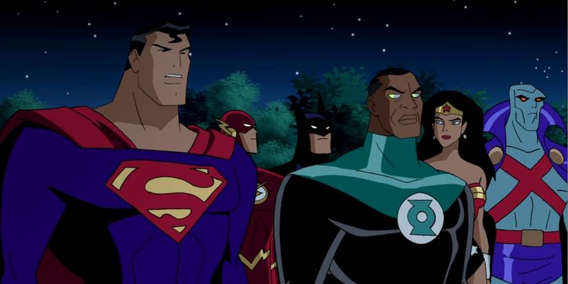 The Justice League as seen in Justice League Season 2, Episode 24, "Starcrossed"
