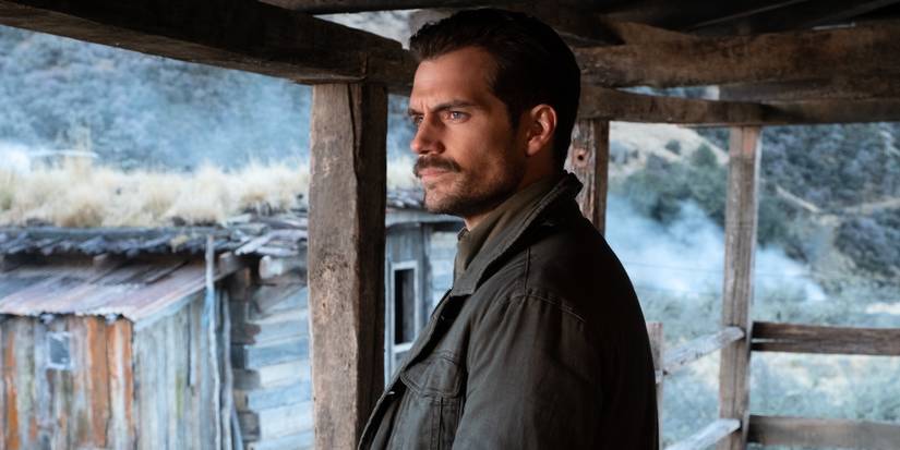 Henry Cavill August Walker looking to the distance in Mission: Impossible - Fallout