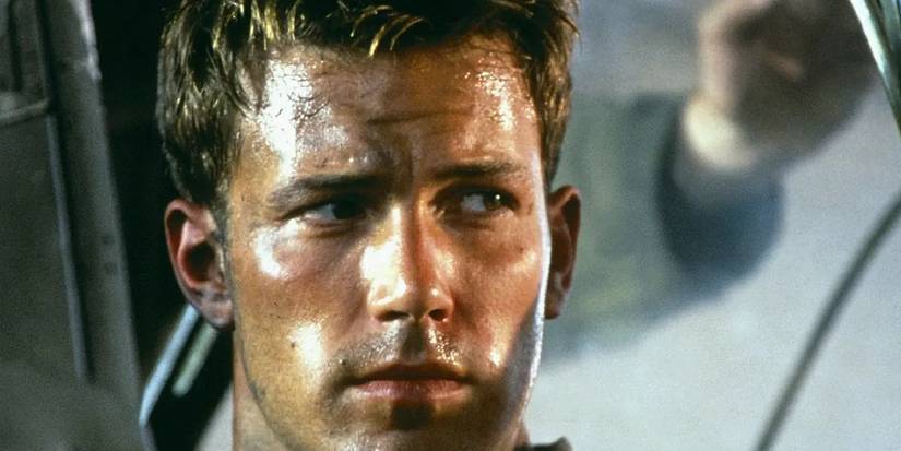 Ben Affleck sweaty in the cockpit in Pearl Harbor (2001)