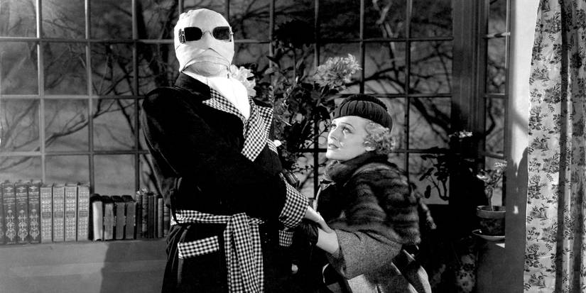 Griffin harassing Flora in 'The Invisible Man'