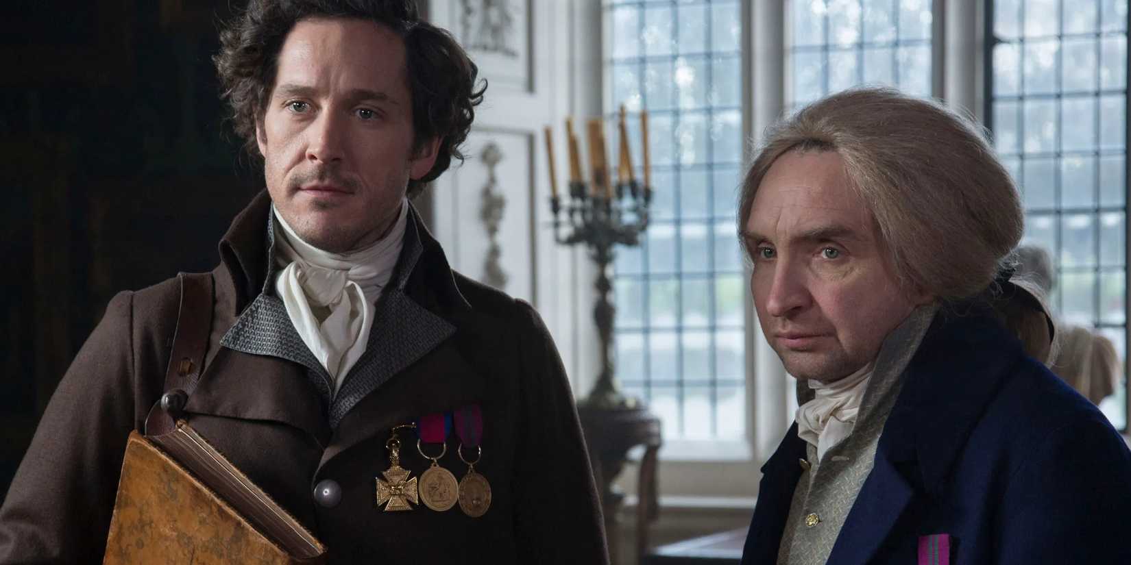 Bertie Carvel and Eddie Marsan as Jonathan Strange and Mr. Norrell in Jonathan Strange and Mr. Norrell