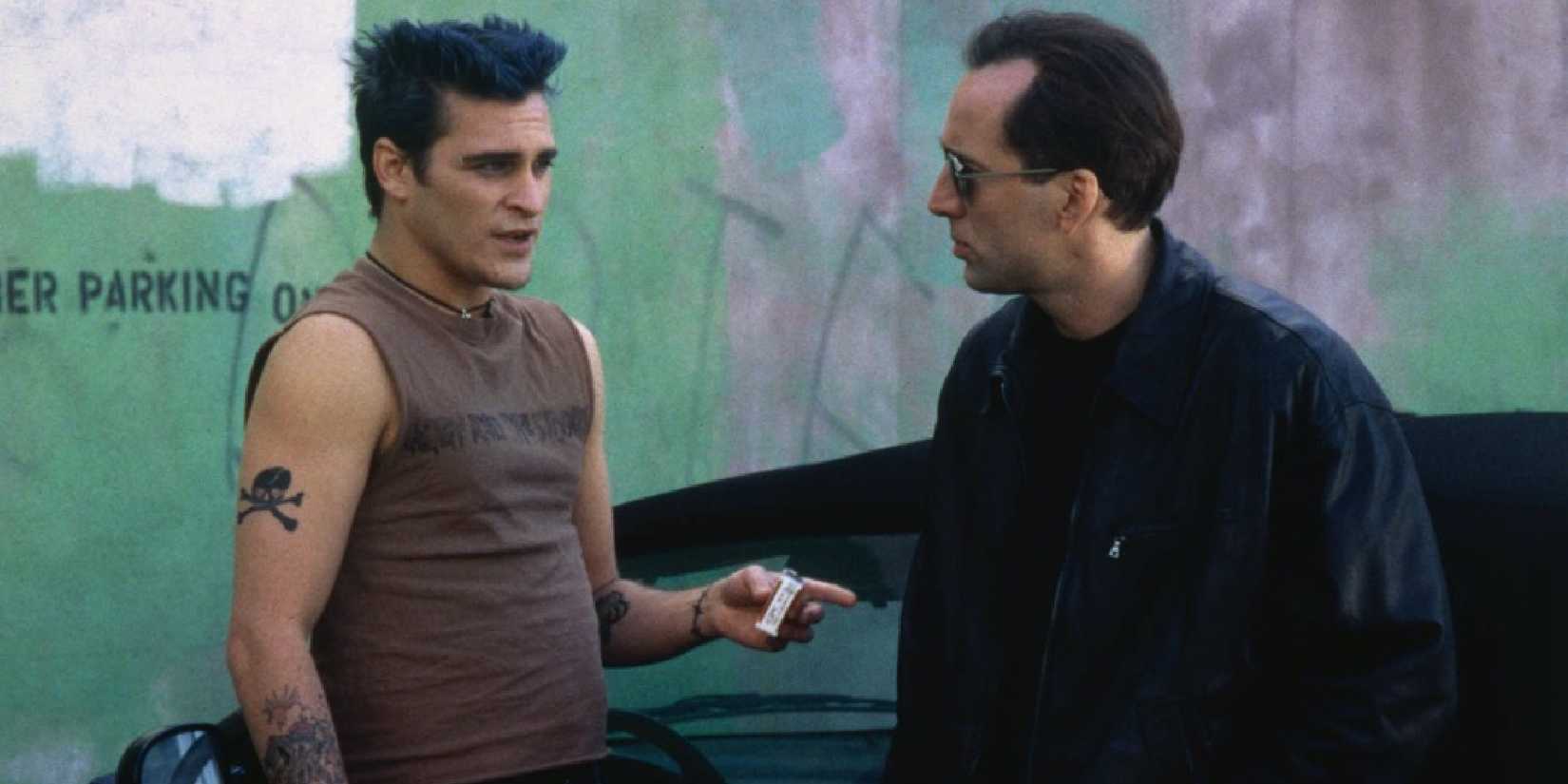 Nicolas Cage and Joaquin Phoenix in '8mm'