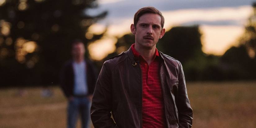 Dad (Jamie Bell) walking away from Adam (Andrew Scott) in All of Us Strangers