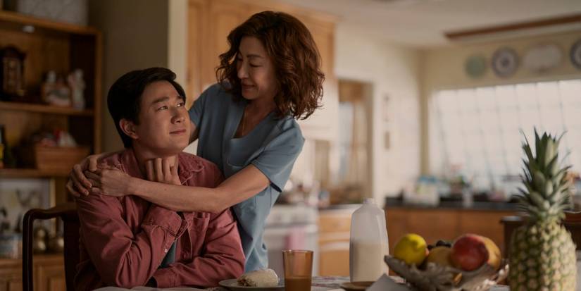 Michelle Yeoh and Sam Song Li in The Brothers Sun