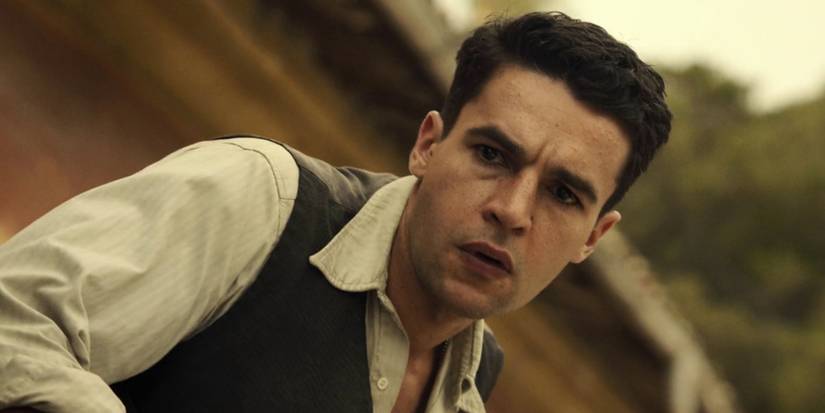 Christopher Abbott looking concerned in Catch-22.