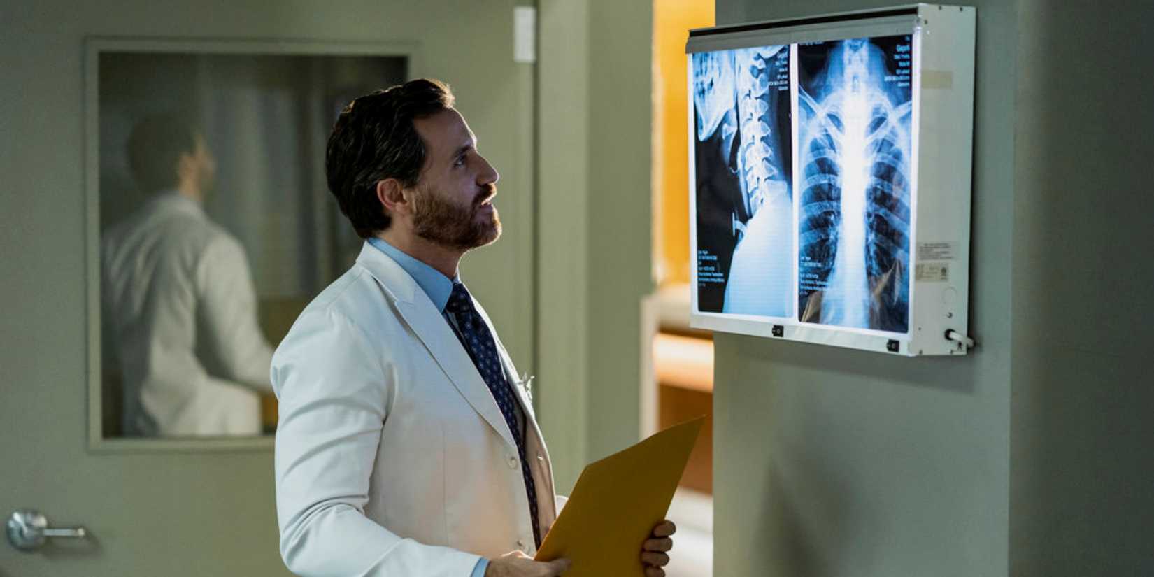 Edgar Ramirez as Dr. Paolo Macchiarini in Season 2 of Dr. Death, which is based on a true story