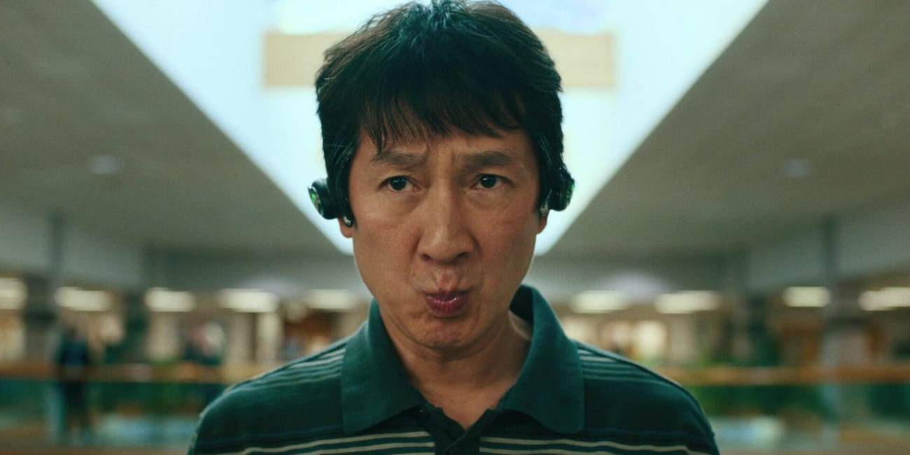 Waymond eats chapstick and prepares to fight in 'Everything Everywhere All at Once'