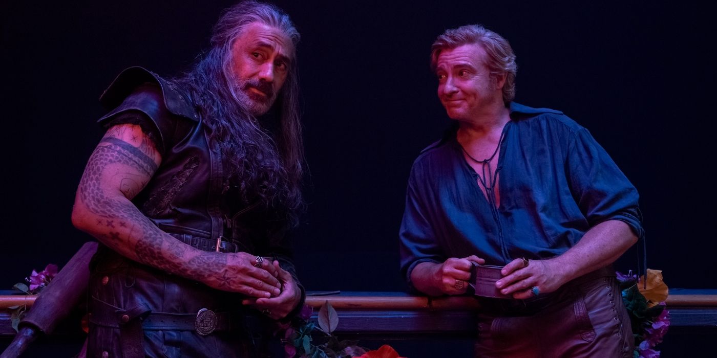 Taika Waititi and Rhys Darby in Our Flag Means Death Season 2 Episode 6