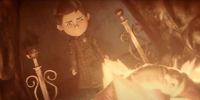 The flashback sequence inspired by Rankin/Bass stop-motion.