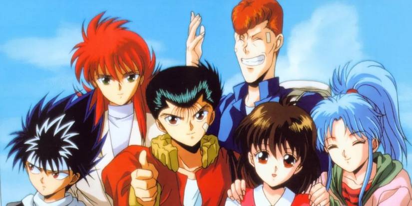 Group picture of Team Urameshi from 'Yu Yu Hakusho'