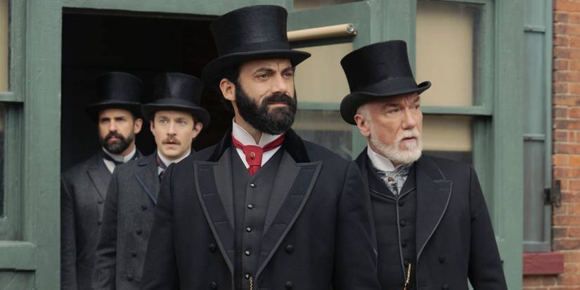 Morgan Spector and Patrick Page in The Gilded Age.