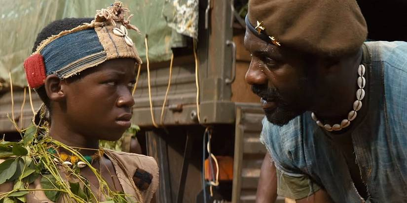 Idris Elba and Abraham Attah in 'Beasts of No Nation'