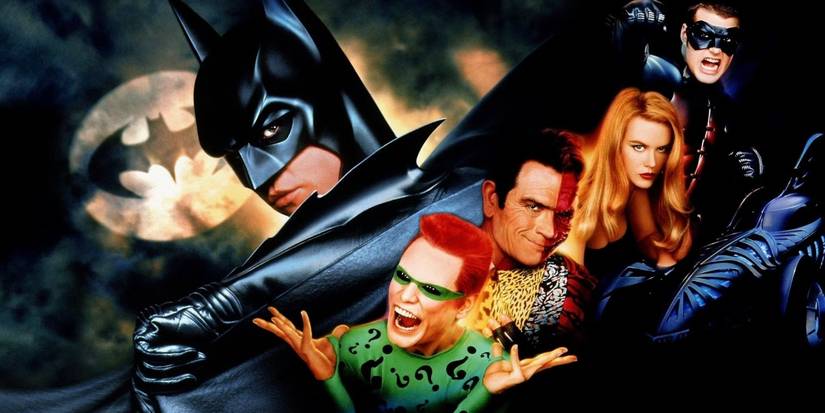 Pôster do filme Batman Eternamente de Joel Schumacher.