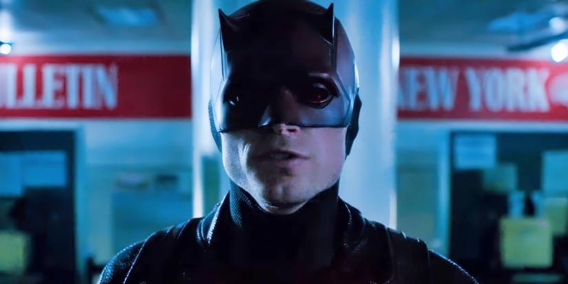 Wilson Bethel dressed as Daredevil in Season 3