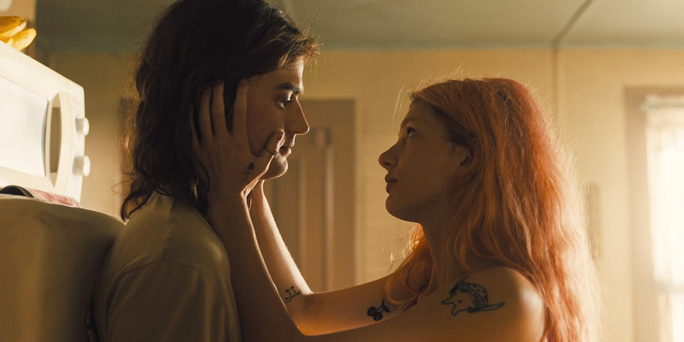 Joe Keery facing Camila Morrone in Marmalade