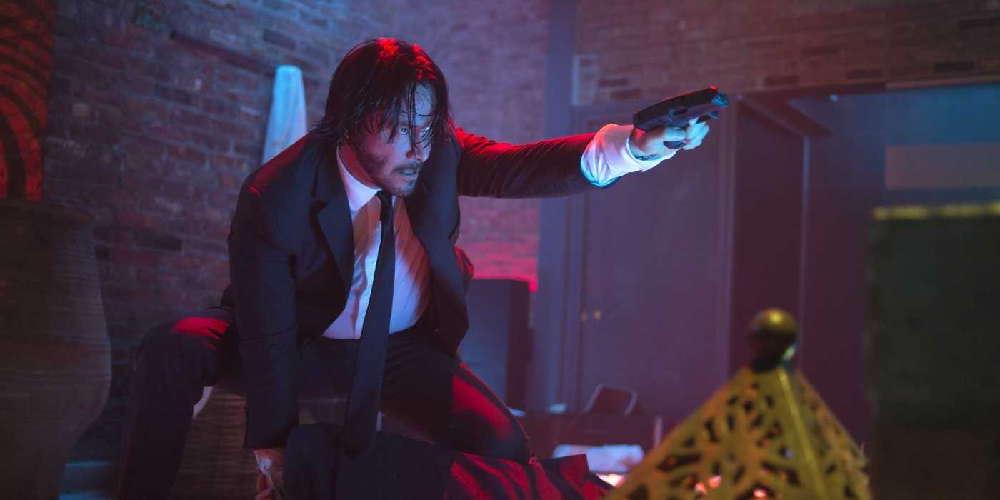 Keanu Reeves Machine Gun How Brandon Lee's ‘The Crow’ Stunt Double Became ‘John Wick’s Director
