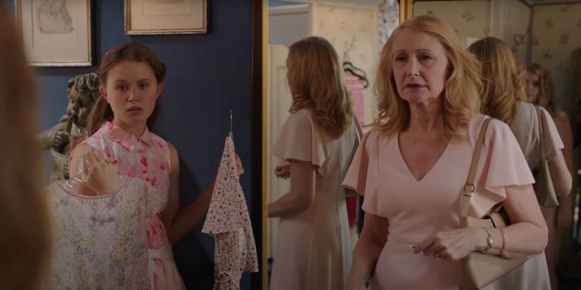 Amma (Eliza Scanlen) and Adora (Patricia Clarkson) in Sharp Objects.