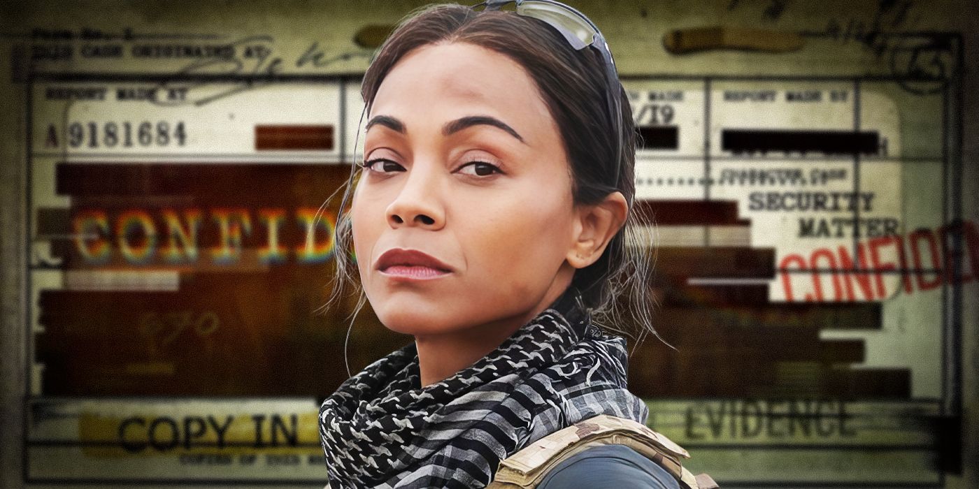Custom image of Zoë-Saldaña for an interview for Special Ops: Lioness