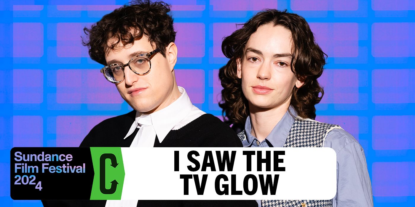 Custom image of Jane Schoenbrun and Brigettte Lundy-Paine for an interview for I Saw the TV Glow