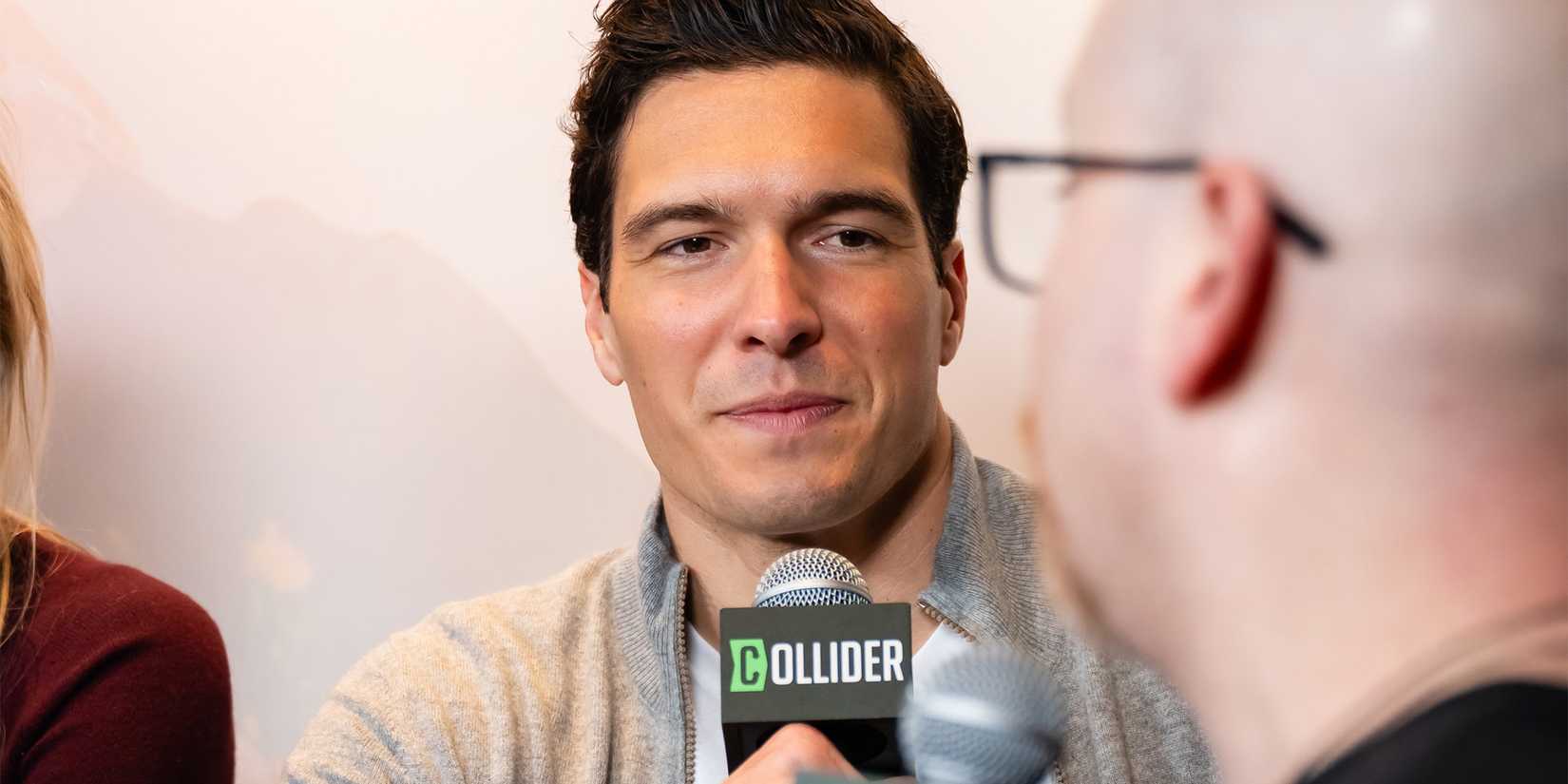 Will Reeve listening in an interview for Super/Man: The Christopher Reeve Story at Sundance 2024