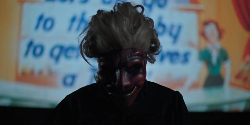 The killer's mask in 'Founders Day'