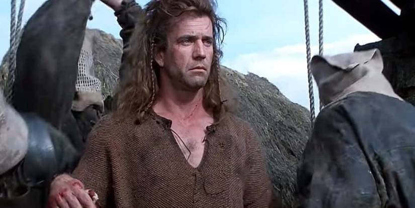 William Wallace (Mel Gibson) is captured in 'Braveheart'
